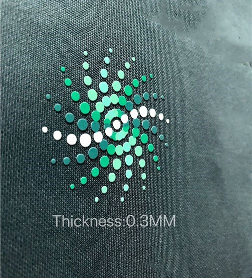 3D Silicone with colorful Effect Heat Transfer Label